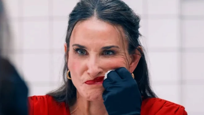 Demi Mooree podría ganar el Oscar este domingo.