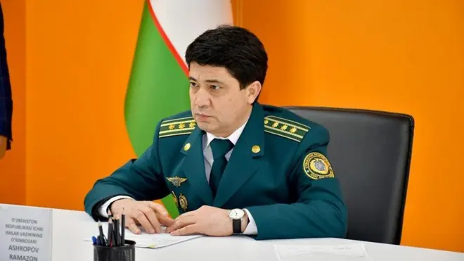 Ўзбекистон Ички ишлар вазири ўринбосари Рамазон Ашропов