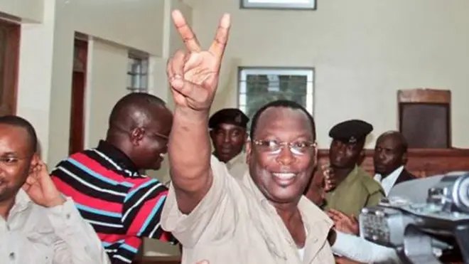 Mwenyekiti wa chama cha upinzani Chadema, Freeman Mbowe katika mahakama ya Kisutu