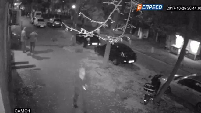 відео вибуху з камери спостереження