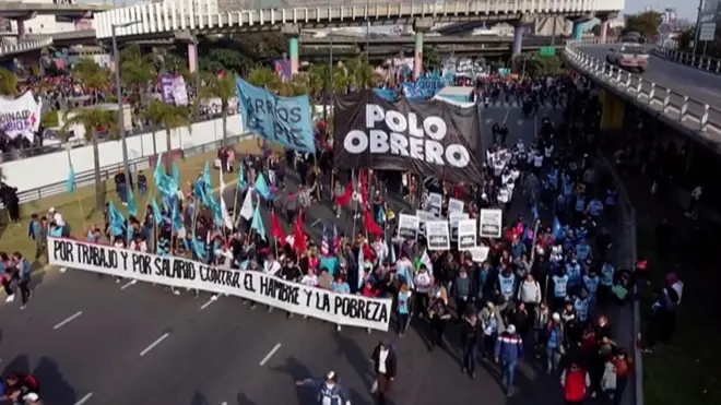 Протесты в Аргентине