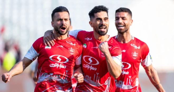 عالیشاه، رفیعی و سرلک بعد از گل به تراکتور - هفتم مهر ۱۴۰۳