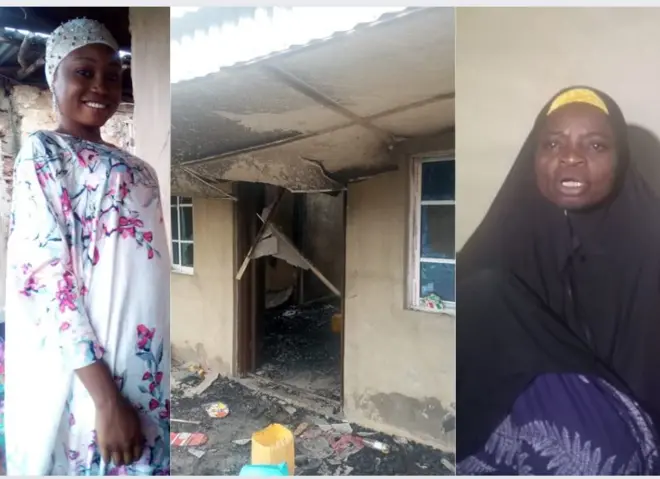 Oloogbe, Khafaya, Ile ti wn dana sun ati iya Abideen