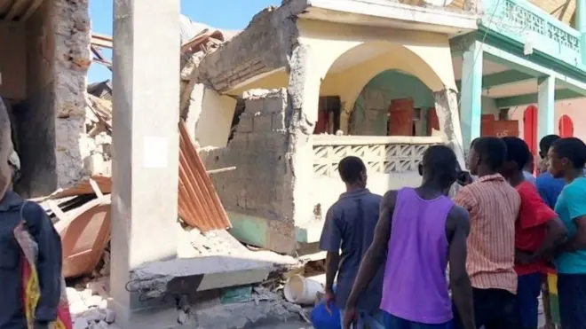 Terremoto1xbet aviatormagnitude 7,2 atingiu sul do Haiti, deixando pelo menos 304 mortos e 1,8 mil feridos