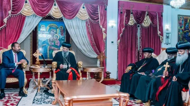 የሃይማኖት አባቶች ከጠቅላይ ሚኒስትር ዐቢይ ጋር 