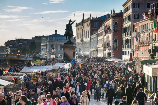 Turistasbet yetu comVeneza, na Itália