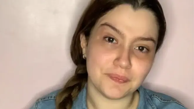 لقطة شاشة من فيديو نشرته حنين حسام في 21 يونيو/حزيران 2021