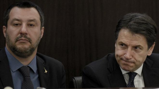 Salvini y Conte