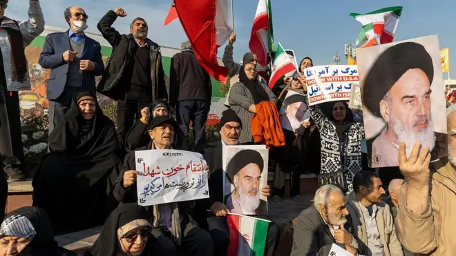 Проправительственный митинг в Тегеране, 12 января