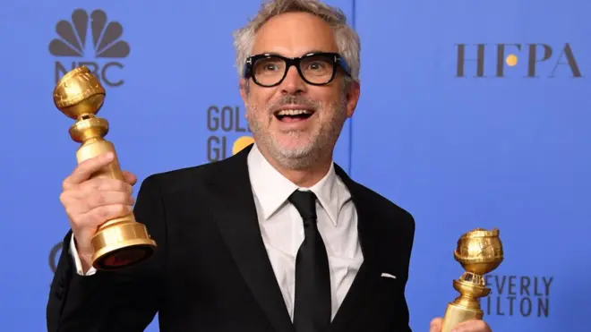 "Roma" fue elegida mejor película de habla no inglesa y Alfonso Cuarón logró el Globo de Oro a mejor director.