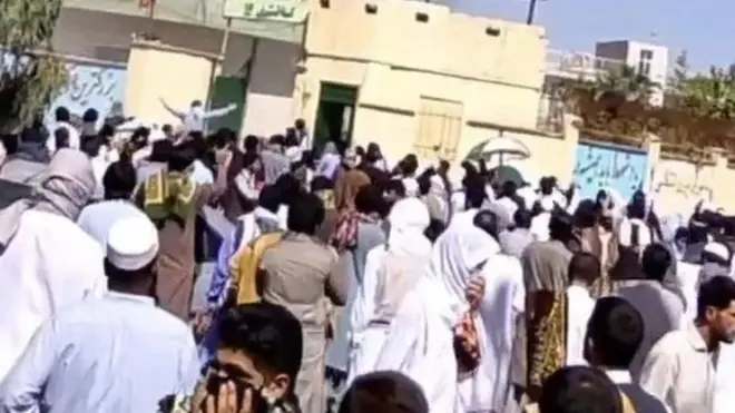 زاهدان تجمع مردم