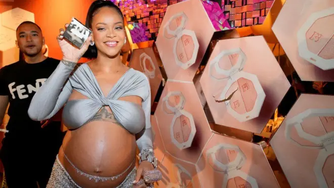 Rihanna for one Fenty Beauty launch