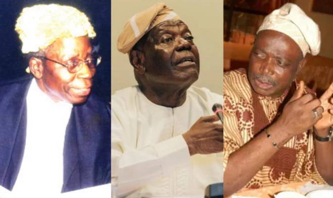 Bola Ige, Bisi Akande, Rashidi Ladoja