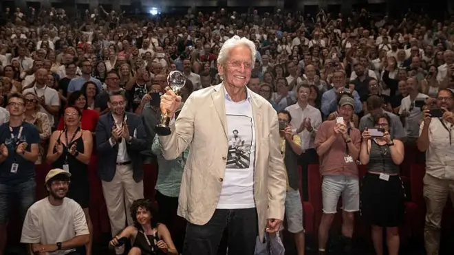 Майкл Дуглас на кінофестивалі в Карлових Варах