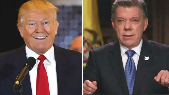 Trump y Santos