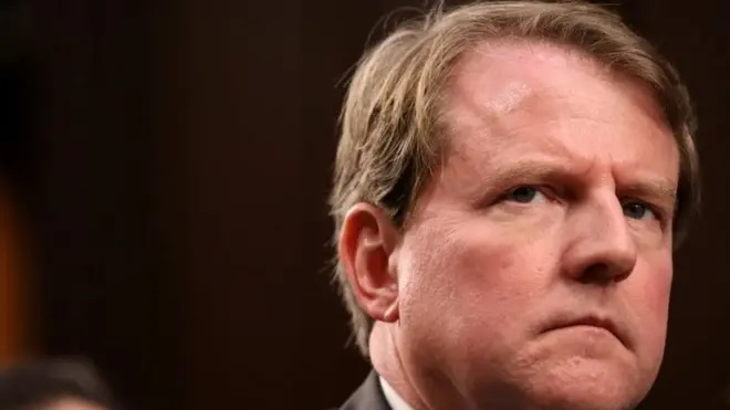 Eski Beyaz Saray Hukuk Danışmanı Don McGahn