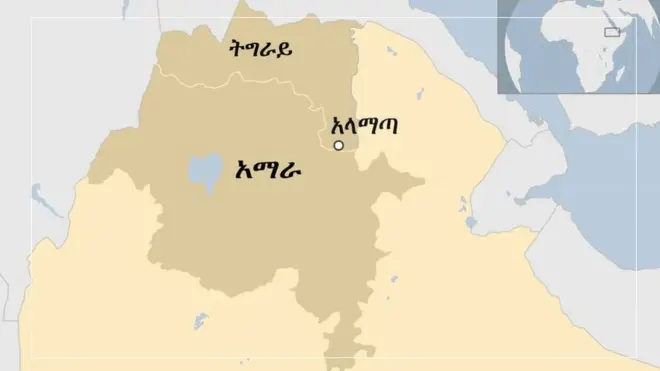 የአላማጣ ካርታ