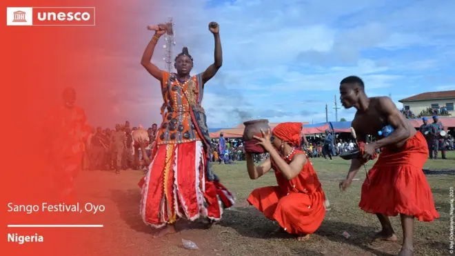 Aworan ayẹyẹ ọdun Sango