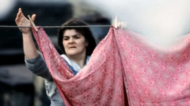 Washing line, Halifax, 1965