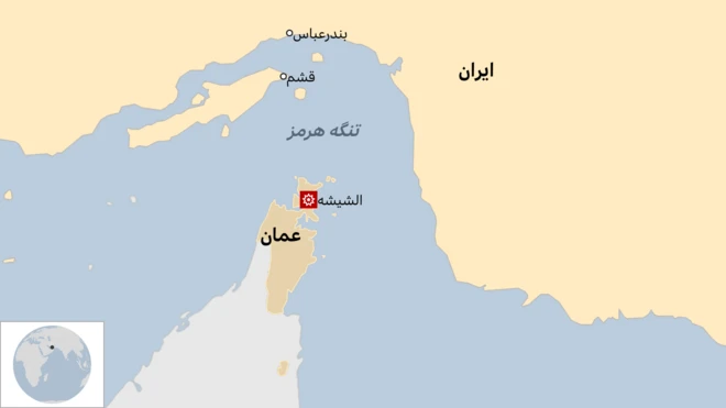 حمله به یک نفتکش در تنگه هرمز