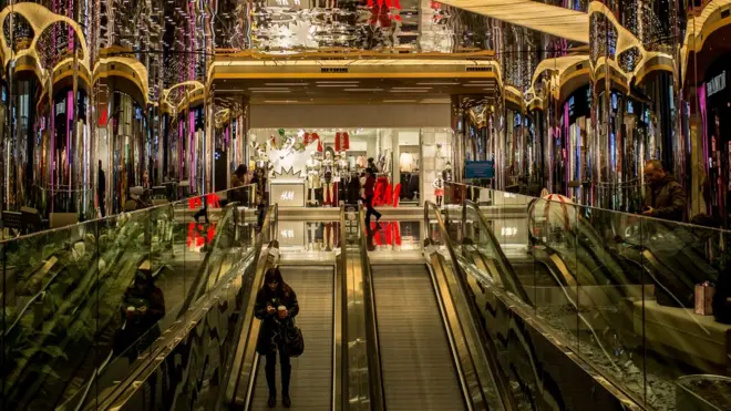 Türkiye'de bir alışveriş merkezi