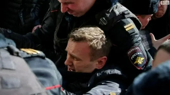 الولايات المتحدة تدين اعتقال مئات المتظاهرين المعارضين في روسيا، بعد احتجاجات خرجت في البلاد ، للمطالبة بالتصدي لما وصفه المتظاهرون بالفساد المتزايد في الدولة.