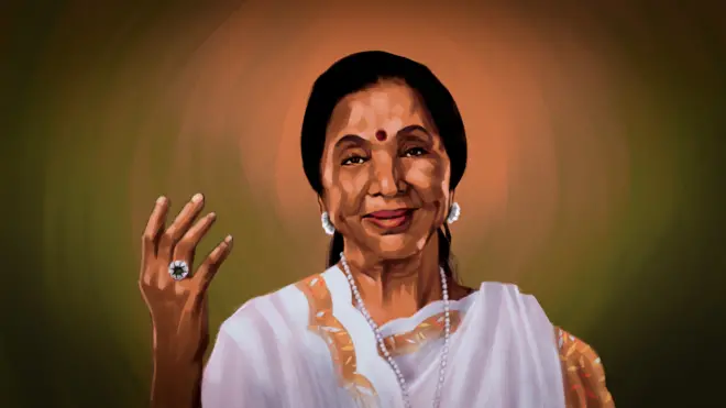 आशा भोंसले.