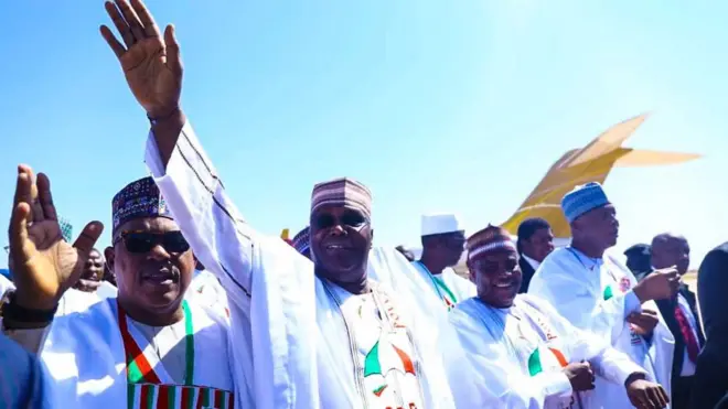 Atiku Abubakar na former vice president for Nigeria