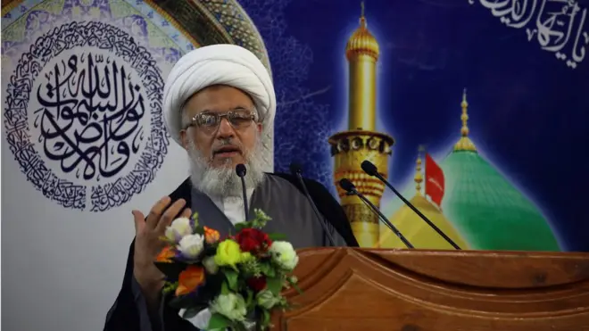 جاءت كلمة السيستاني في خطبة صلاة الجمعة في كربلاء التي ألقاها نيابة عن ممثله عبد المهدي الكربلائي.