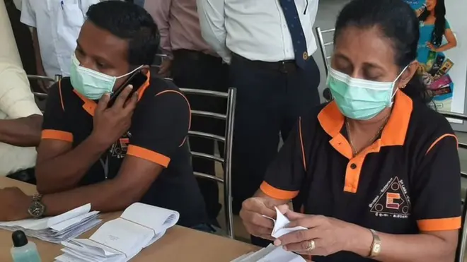 මැතිවරණයේ ඡන්ද ගණන් කිරීමේ පෙරහුරුවක්