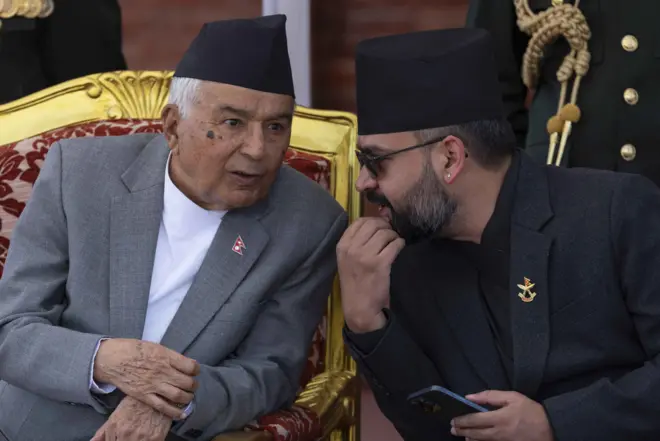 राष्ट्रपति रामचन्द्र पौडेल र प्रधानमन्त्री बालेन्द्र शाह