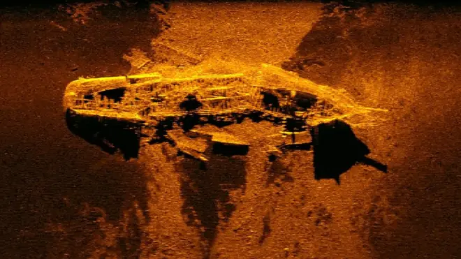 The shipwrecks were found during the underwater search for MH370 in 2015