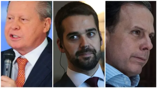 Arthur Virgílio, Eduardo Leite e João Doria; tucanos vão escolher nesse domingo candidato do PSDB à presidência