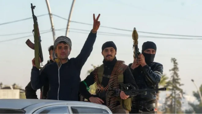 Members of Syrian rebel groups