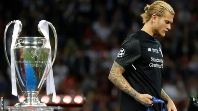 Kipa wa Liverpool Loris Karius