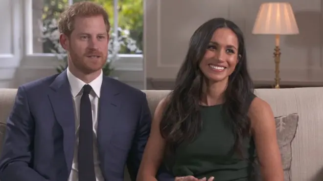 El príncipe Harry anunció este lunes su compromiso con la actriz estadounidense Meghan Markle.