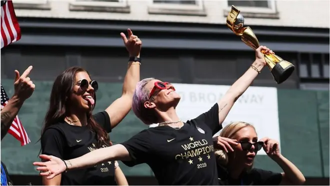 Megan Rapinoe and Alex Morgan