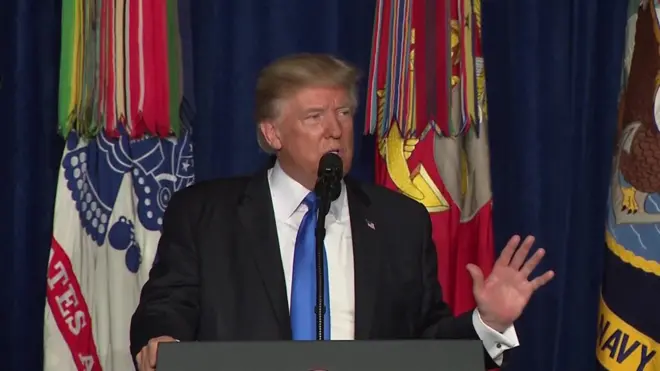 دونالد ترامپ استراتژی تازه آمریکا در افغانستان را اعلام کرد