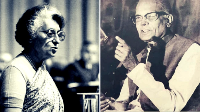 ఇందిరాగాంధీ, జయప్రకాశ్ నారాయణ్