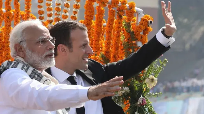 મોદી અને મૈક્રૉં