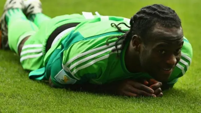 Victor Moses start to dey play for Nigeria in 2012