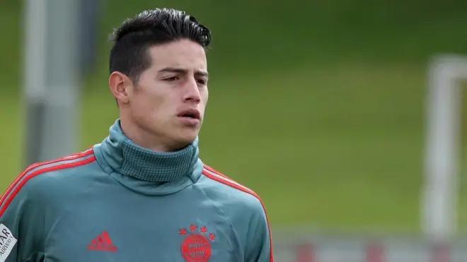 Arsenal na Everton zinamnyatia James Rodriguez