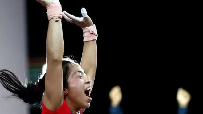 मीराबाई चानू, कॉमनवेल्थ गेम्स, गोल्ड कोस्ट