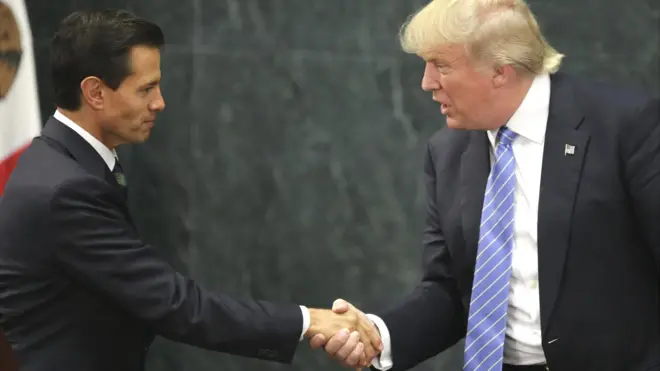 Trump y Peña Nieto