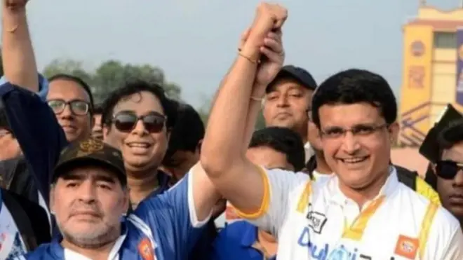 गांगुली और माराडोना