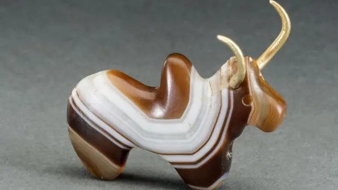 हरियाणा में मिला सिंधु घाटी सभ्यता का सोने के सींगों वाला बैल