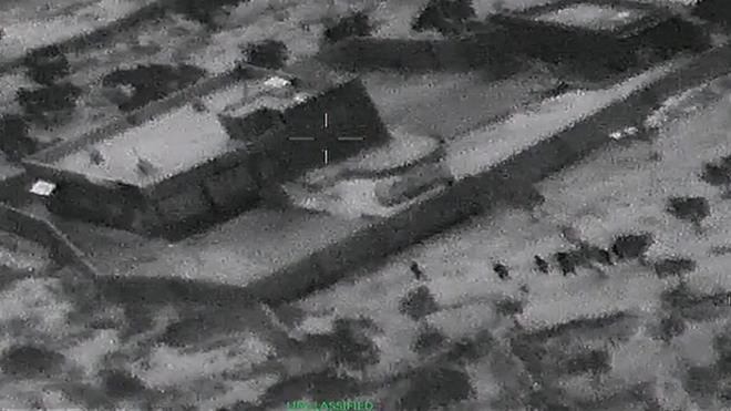 US military footage of raid