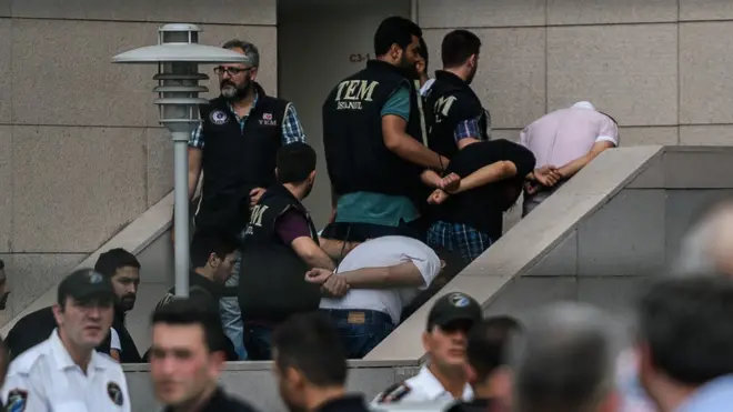 15 Temmuz darbe girişimi sonrasında yürütülen operasyonlarda on binlerce kişi gözaltına alınmış durumda.