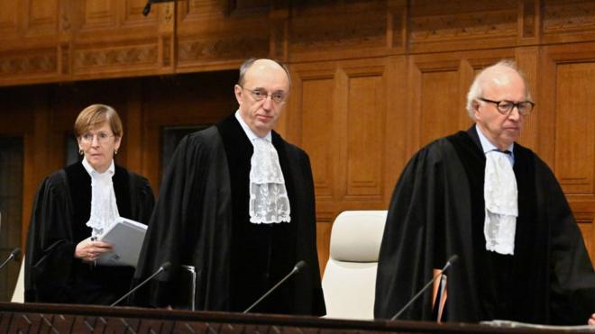 イスラエルは集団虐殺を犯しているとの南アフリカの訴えについて、国際司法裁判所で審理が始まった（11日）