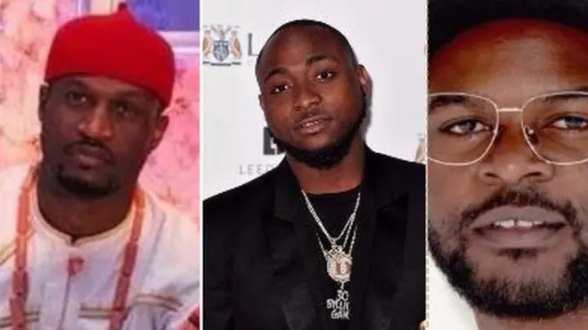Peter Okoye,Davido na Falz